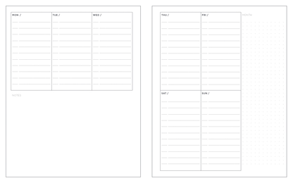 Little Otsu Annual Vol. 12 Elemental Weekly & Monthly Planner