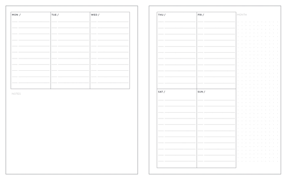 Little Otsu Annual Vol. 12 Elemental Weekly & Monthly Planner
