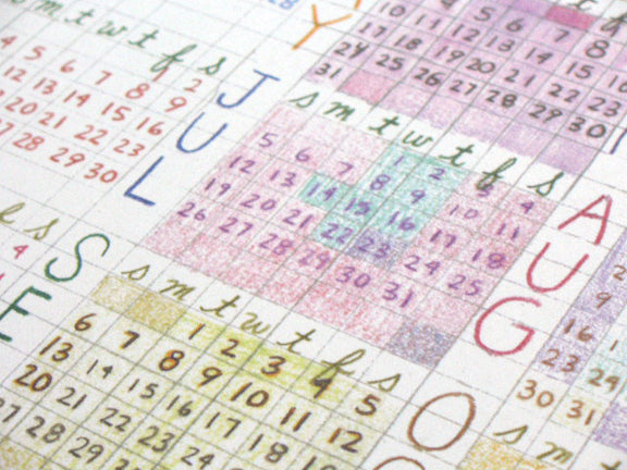 Lart C. Berliner Three Year Calendar (2010, 2009, 2008) by Little Otsu