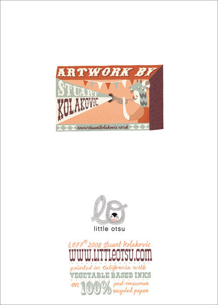 Stuart Kolakovic Happy Birthday Card by Little Otsu