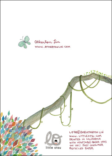 Atherton Lin Thank You Card by Little Otsu