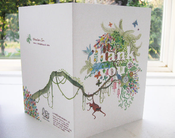 Atherton Lin Thank You Card by Little Otsu