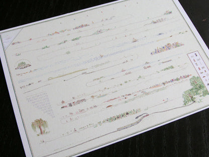 Lart C. Berliner Come Along Postcard by Little Otsu