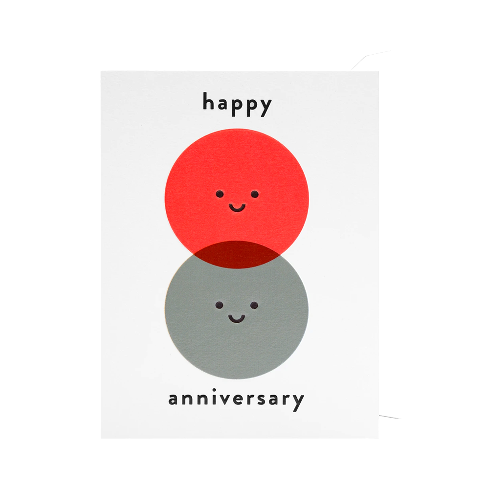 Cozy Happy Anniversary Card by Lagom