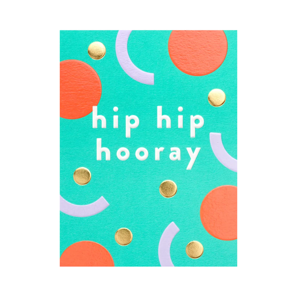 Cozy Hip Hip Hooray Card by Lagom
