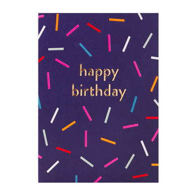 Postco Happy Birthday Sprinkles Card by Lagom