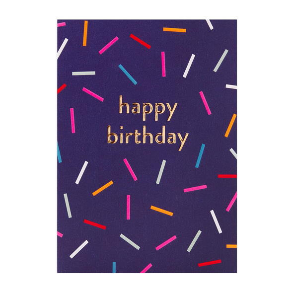Postco Happy Birthday Sprinkles Card by Lagom