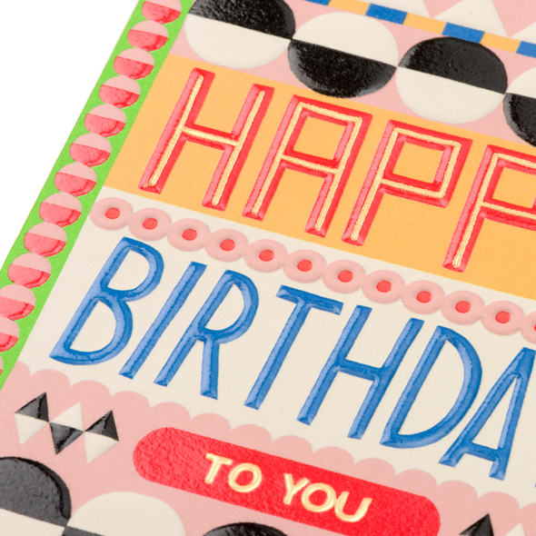 Ruby Taylor Happy Birthday To You Card by Lagom Design