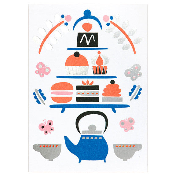 Debbie Powell Tea Party Card by Lagom Design