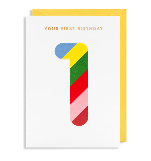 Magic Number Your First Birthday Card by Lagom