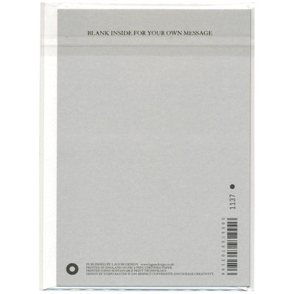 Steph Baxter It's the Big One Card by Lagom Design