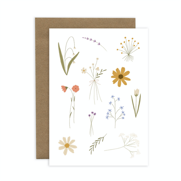 Flowers Card by Laura Supnik