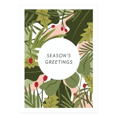 Season's Greetings Card by Laura Supnik