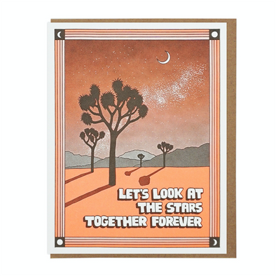 Let's Look At The Stars Together Card by Lucky Horse Press