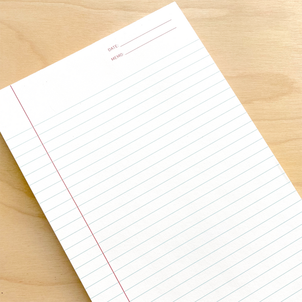 Lined Note Pad by Shorthand