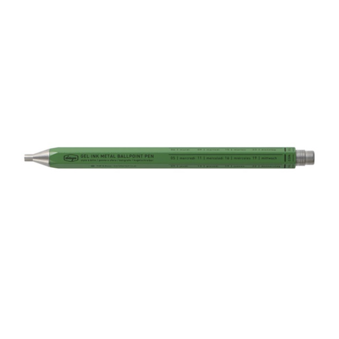 Mark's Days Gel Metal Ballpoint Pen - Gray