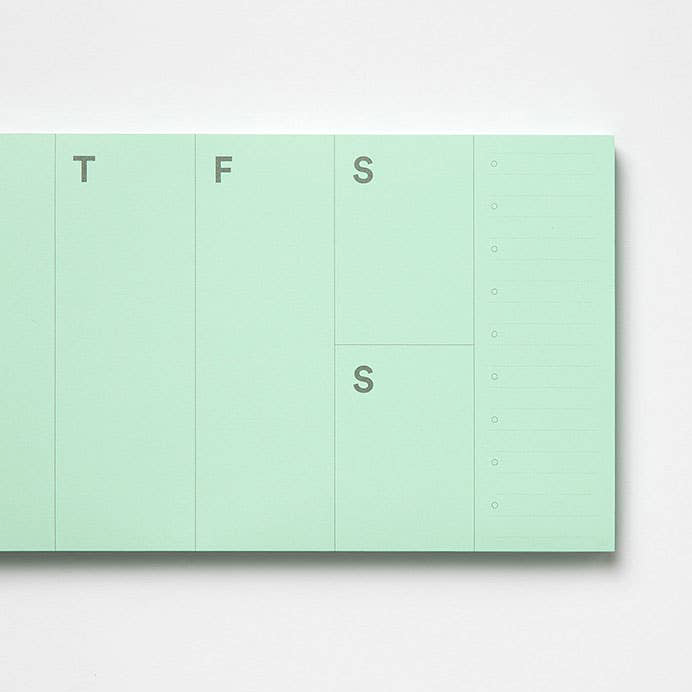 Weekly Planner Pad by Mishmash