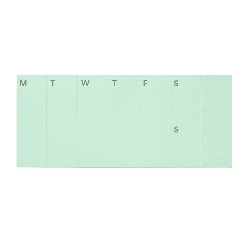 Weekly Planner Pad by Mishmash