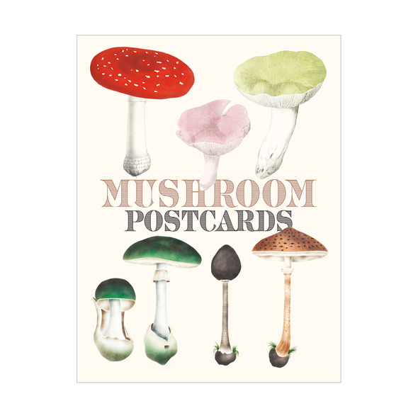 Mushroom Postcards by Pie Books