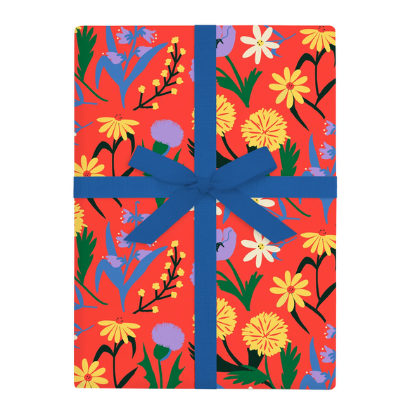 Naomi Wilkinson Flower Wrap Single Sheet by Lagom Design