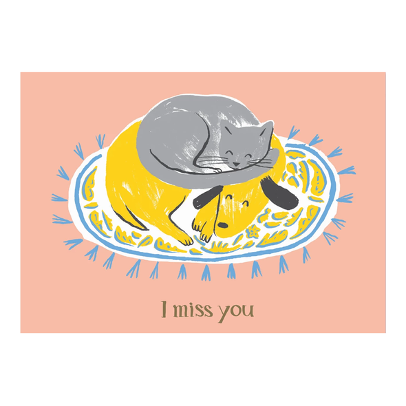 I Miss You Card by Paperole