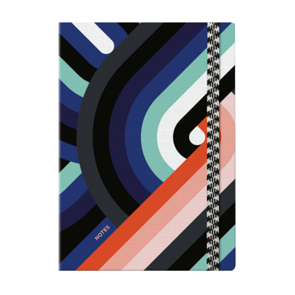 Le Carnet A5 Canvas Dot Grid Pistes Notebook by Papier Tigre