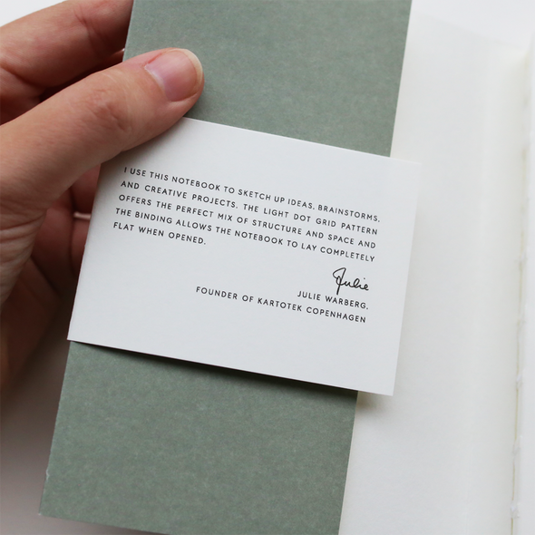 Pocket Dot Grid Notebook by Kartotek Copenhagen
