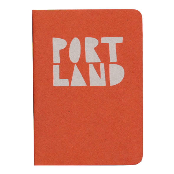 Portland Pocket Notebook Yellow Staples by Little Otsu
