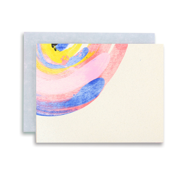 Rainbow Swirl Card Set by Moglea