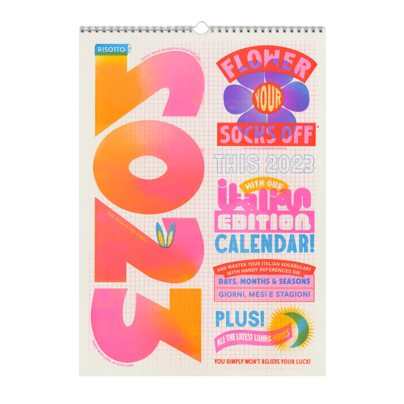 2023 Wall Calendar by Risotto