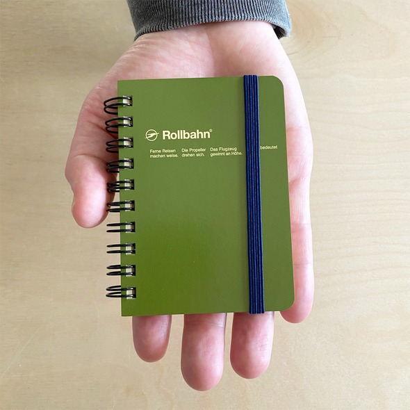 Rollbahn Spiral Mini Memo Notebook by Delfonics