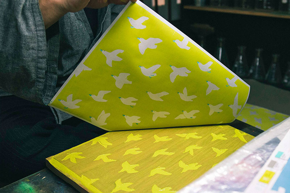 Seabirds Accordion Notebook by AIUEO