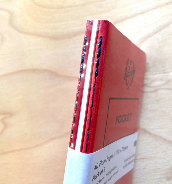 Set of 3 Pocket Notebooks by Silvine