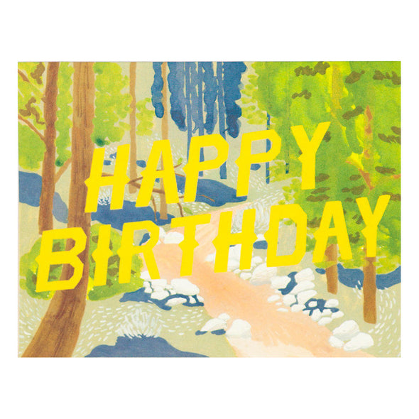 Happy Birthday Forest Card by Small Adventure