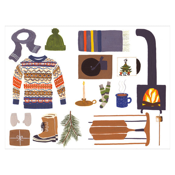 Favorite Things Holiday Card by Small Adventure