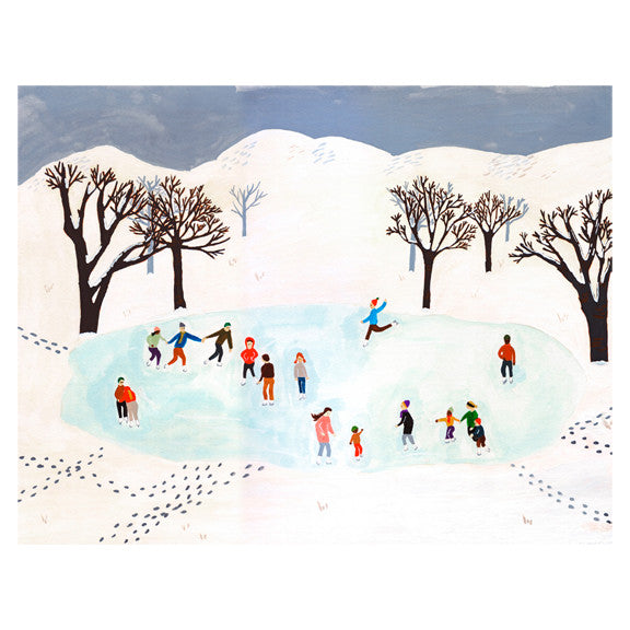 Ice Skating Card by Small Adventure