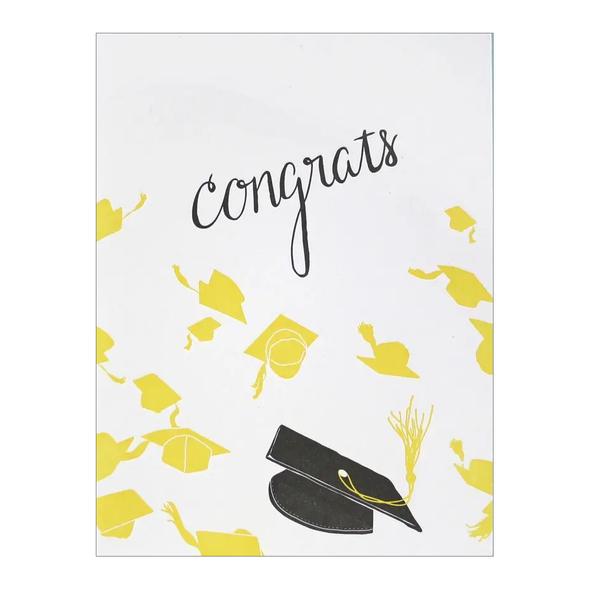 Hats Off Graduation Card by Smudge Ink
