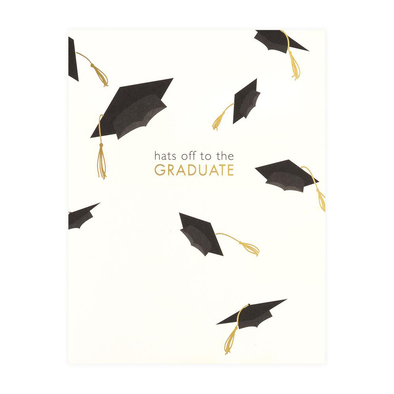 Hats off to the Graduate Card by Snow & Graham