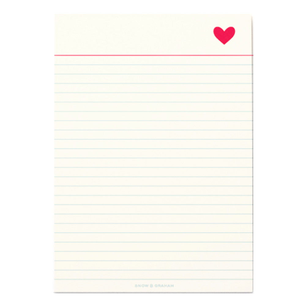 Notepads - Love Letters Stationery