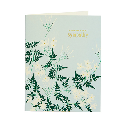 Deepest Sympathy Jasmine Card by Snow & Graham