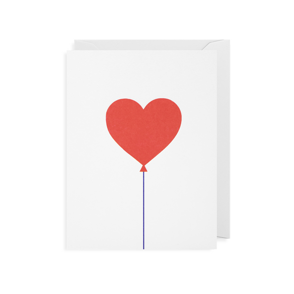 Suki Balloon Heart Card by Lagom