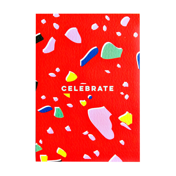 Terrazzo Celebrate Card by The Completist