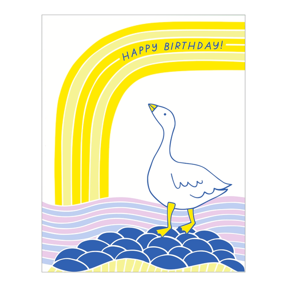 Bday Goose Card by The Good Twin