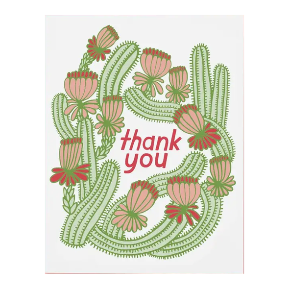 Cactus Thank You Card by The Good Twin