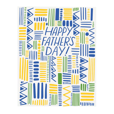 Happy Father's Day Pattern Card by The Good Twin