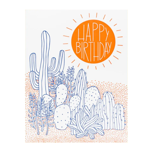 Desert Birthday Card by The Good Twin