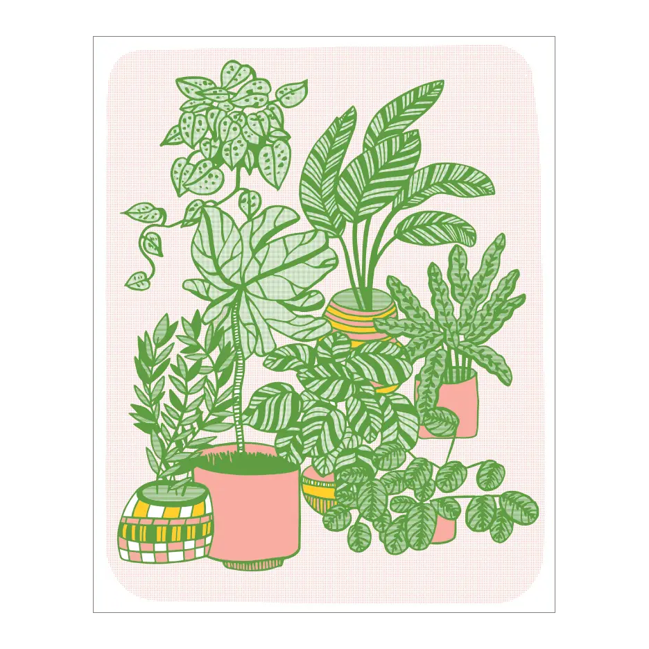 Plants Screen Print by The Good Twin