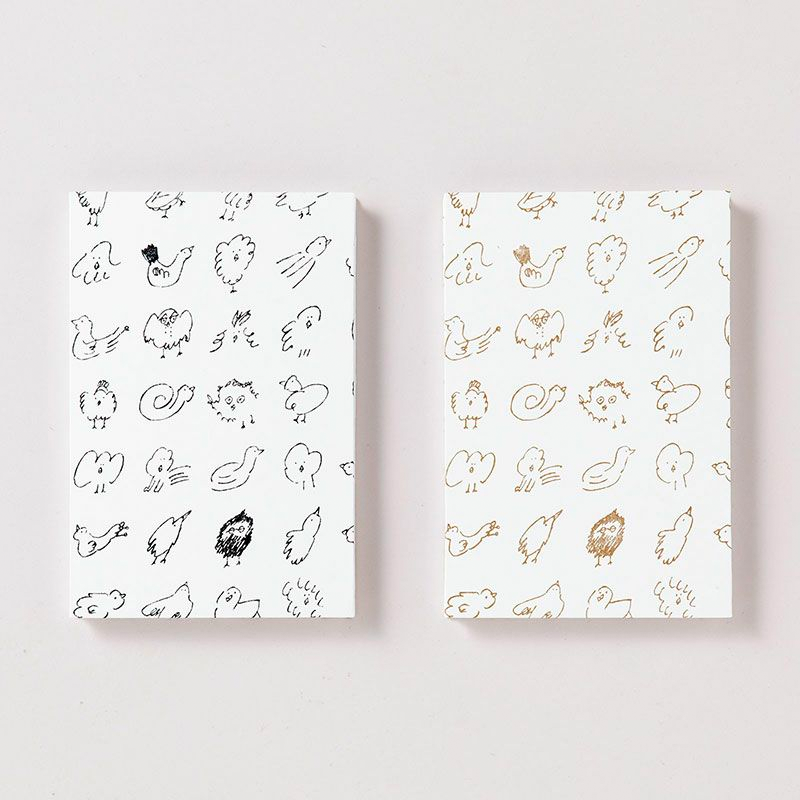 Tori Border Accordion Notebook by AIUEO