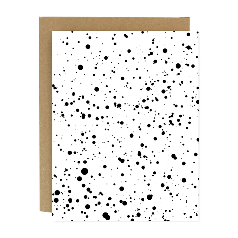 Splatter Pattern Card Set by Worthwhile Paper – Little Otsu