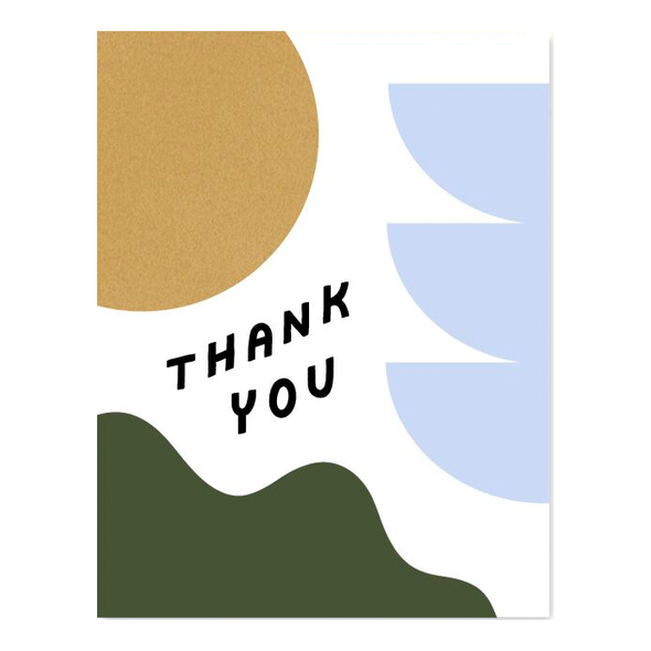 Thank You Shapes and Colors Card by Worthwhile Paper